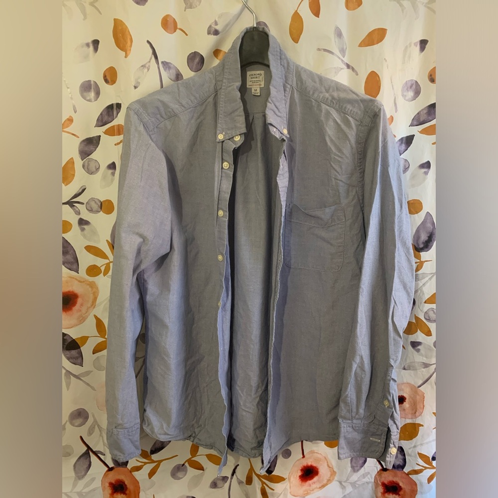Uniqlo Oxford Button Down Shirt Sz M